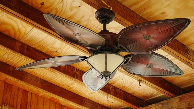 A fan like this can make your backyard patio a perfect party area
